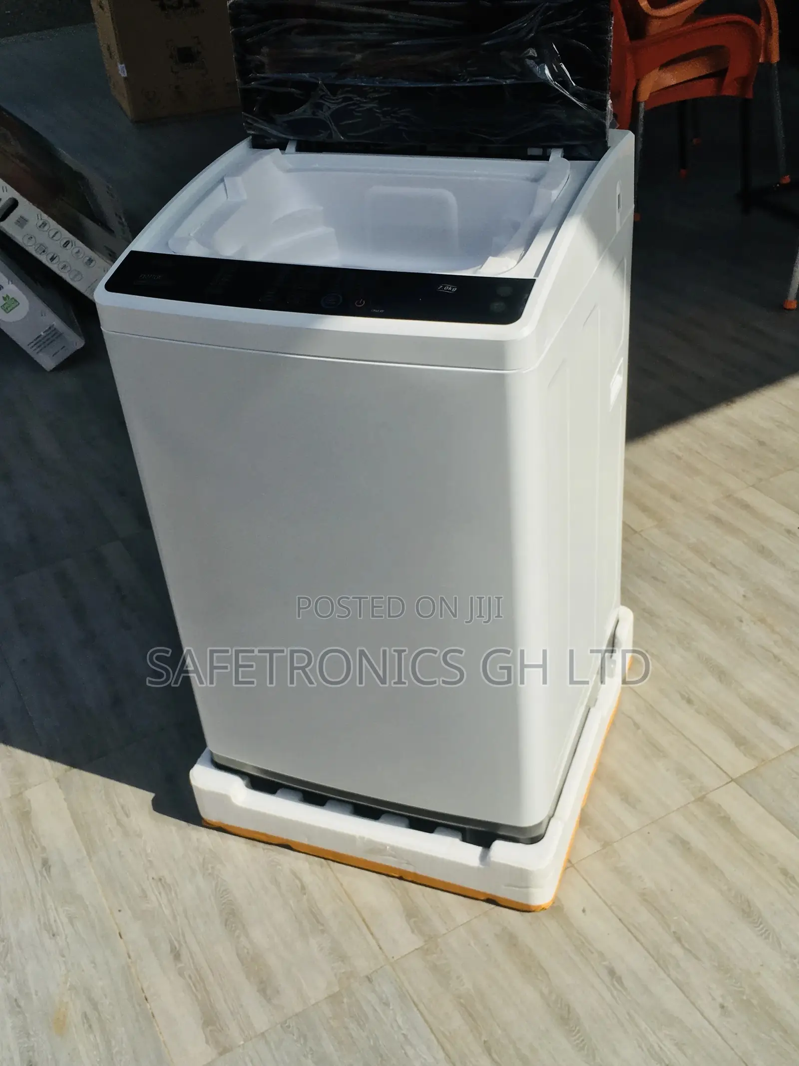 TCL Washingmachine Topload 8kg Semiautomatic Gray