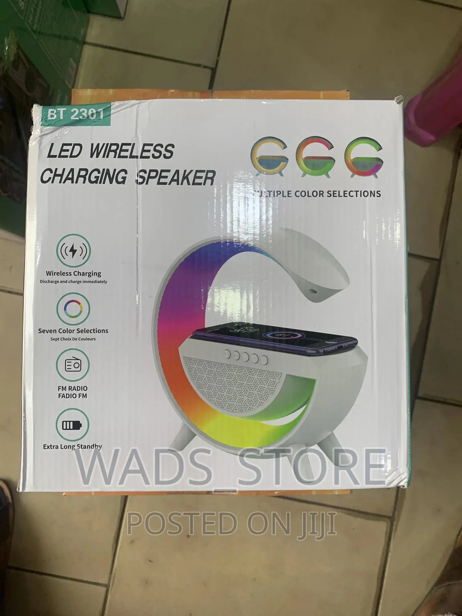 LED Wireless Charging Speaker