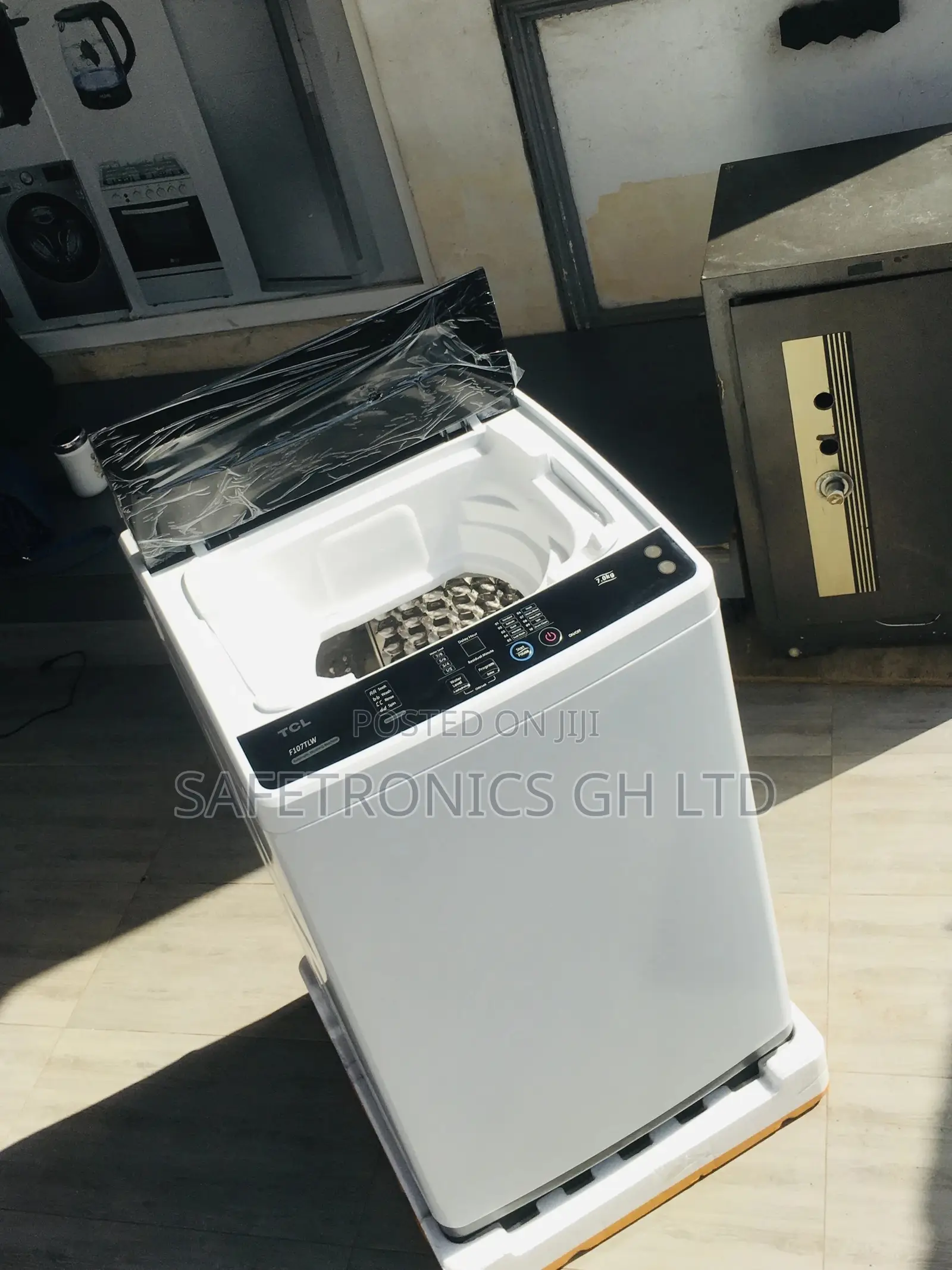 Gray 8kg Washingmachine Electric Topload Semiautomatic TCL