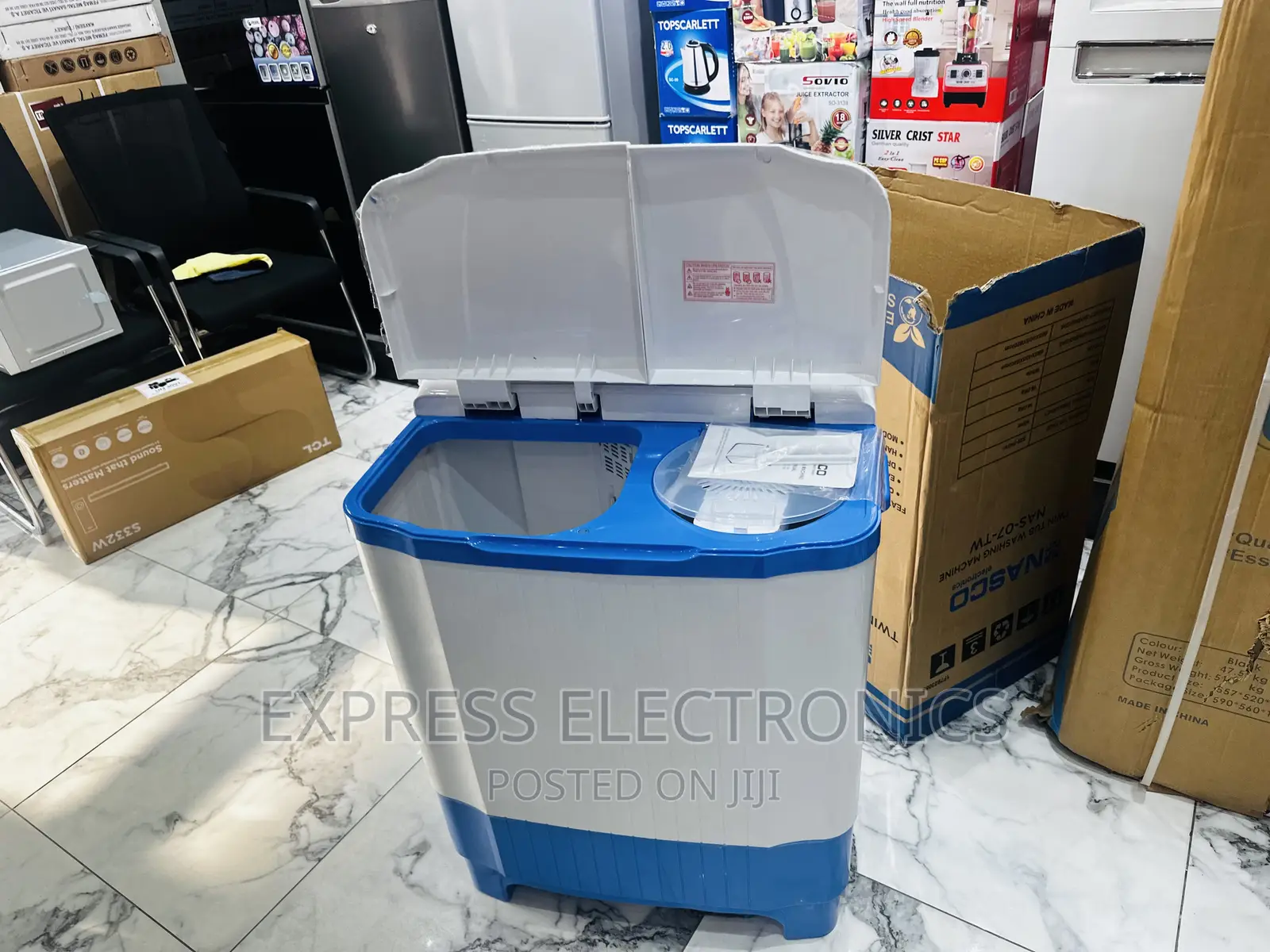 Semi_automatic Washing Machine Nasco 7kg Topload