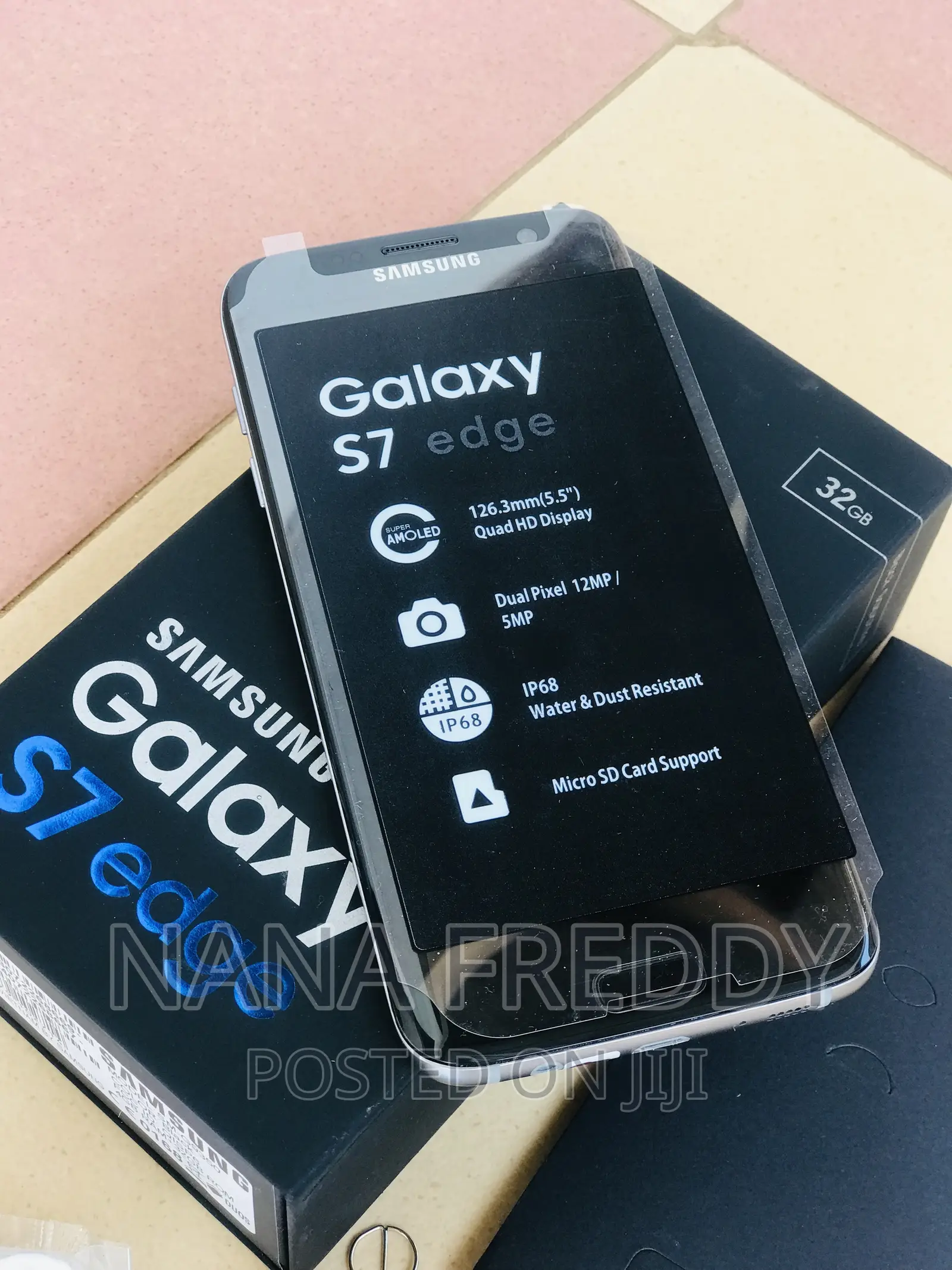 New Samsung Galaxy S7 edge 32 GB Black