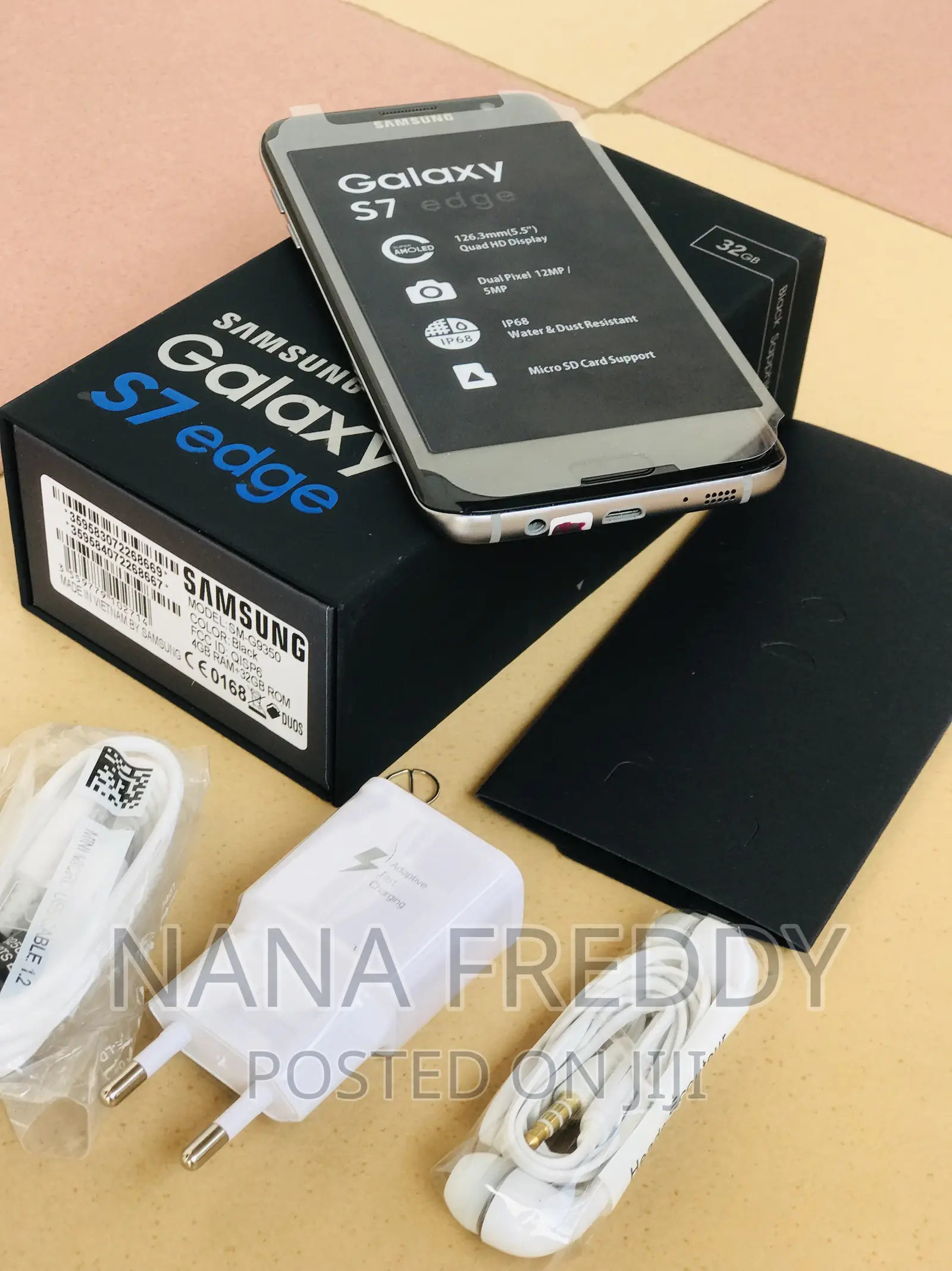 New Samsung Galaxy S7 edge 32 GB Black