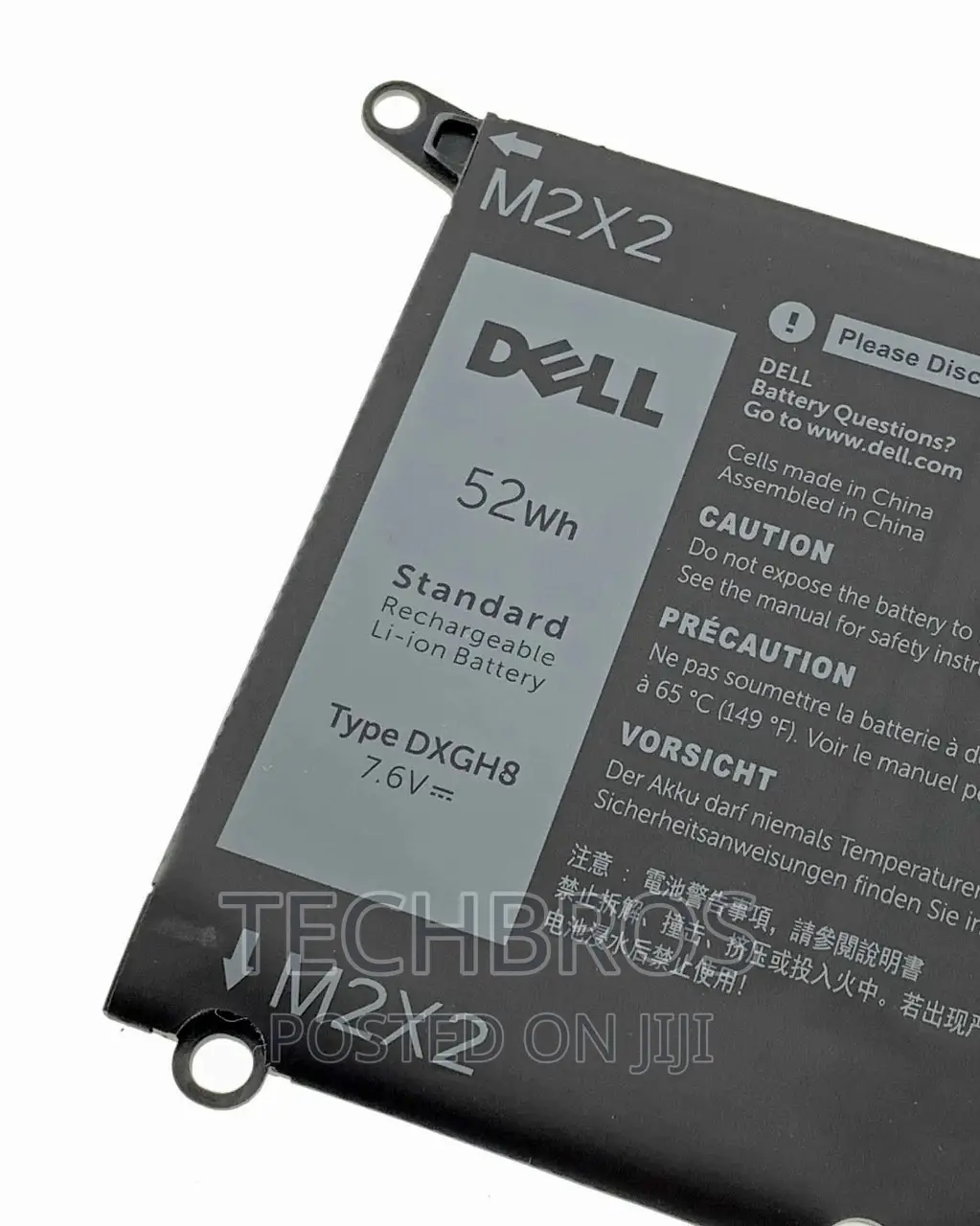 Original Battery For Dell Xps 13 9370 Xps 13 9380 Dxgh8