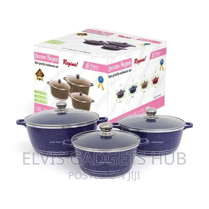 Dessini Die Cast Non-Stick Cookware Set 6pieces