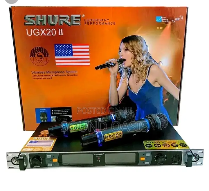 Shure Professional Wireless Microphone System Shure Ugx20 Ii