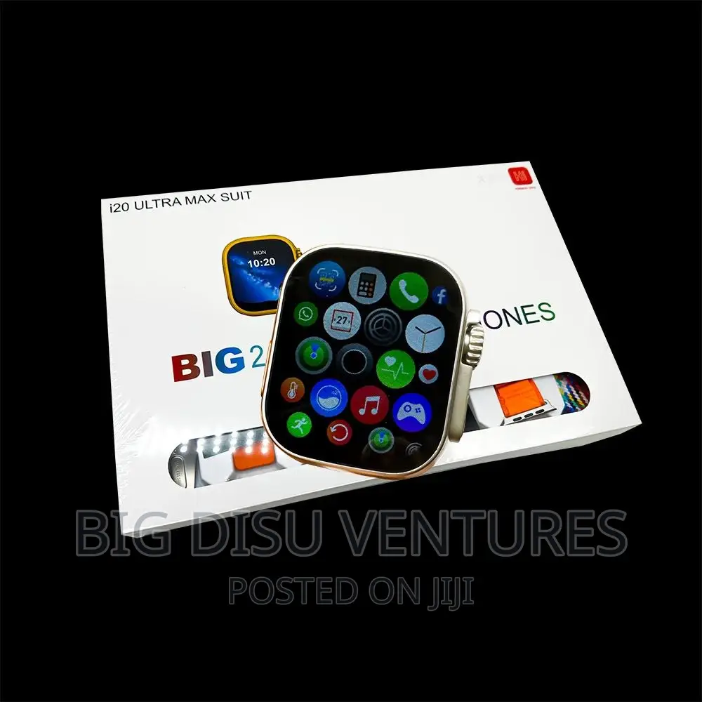 I20 Ultra Max 10 in 1 Smartwatch With TWS Airpod