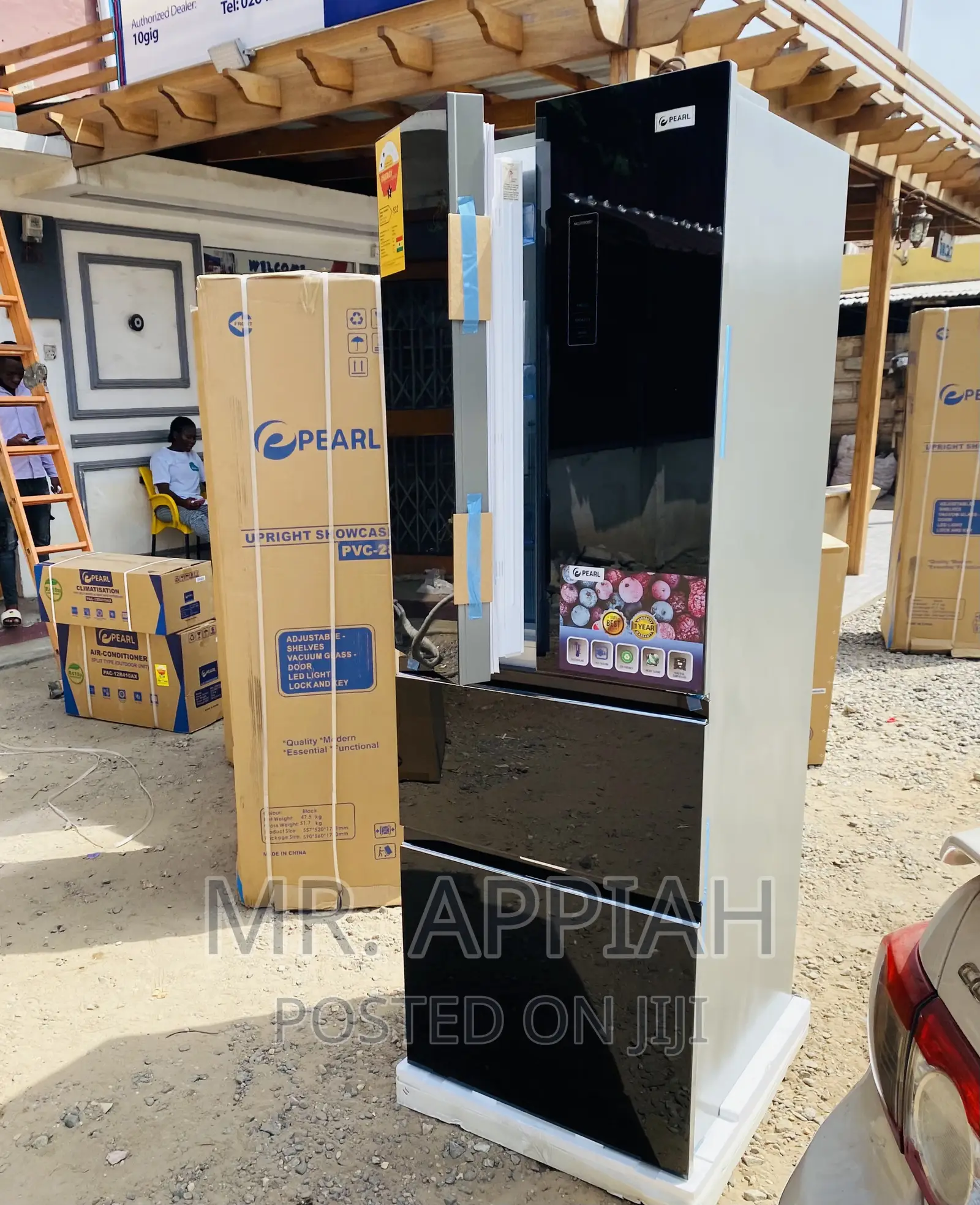 Unique Designed Pearl Pf470bg French Door Fridge(Black).