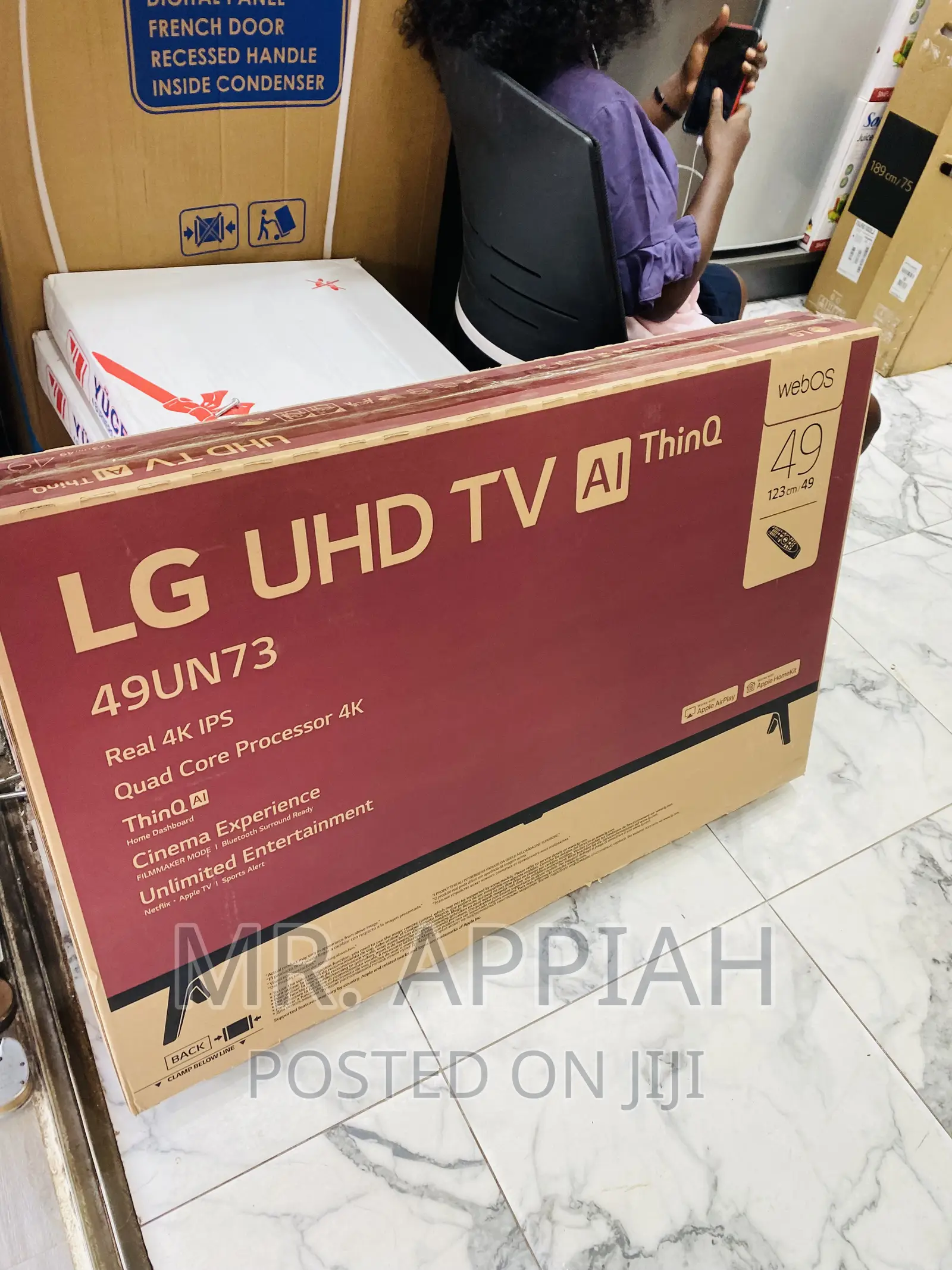 Brand New LG 49UN7340 49 Inch Uhd Smart Electric Tv.