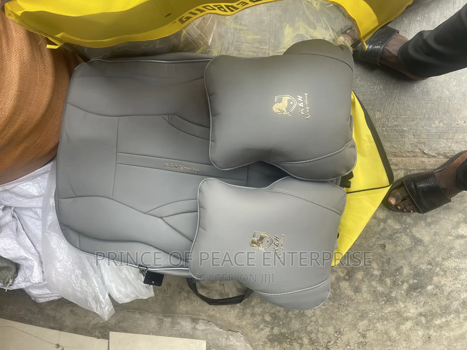 Full Leather Ash Seat Covers