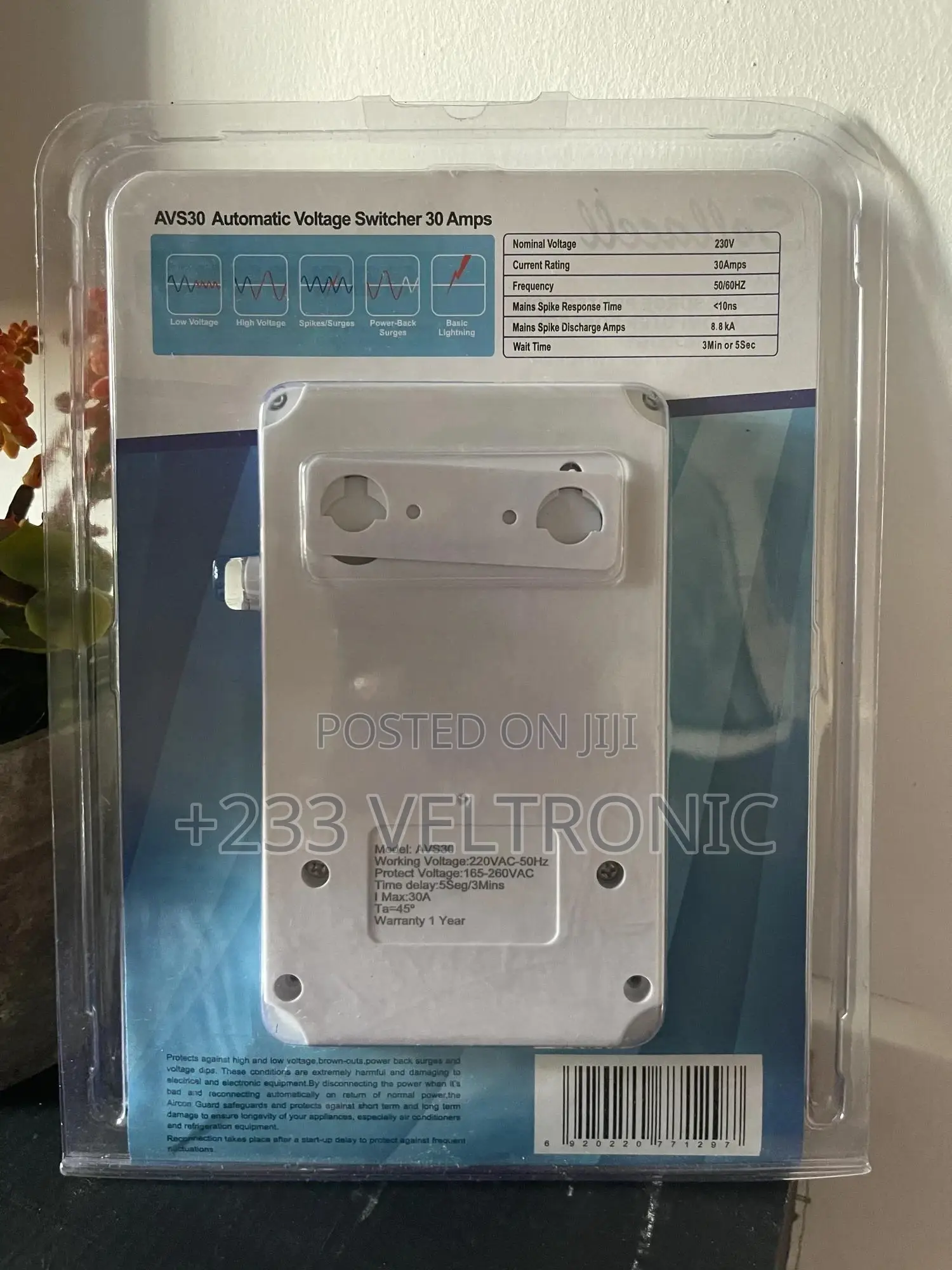 Sollatek AVS30 AC Guard