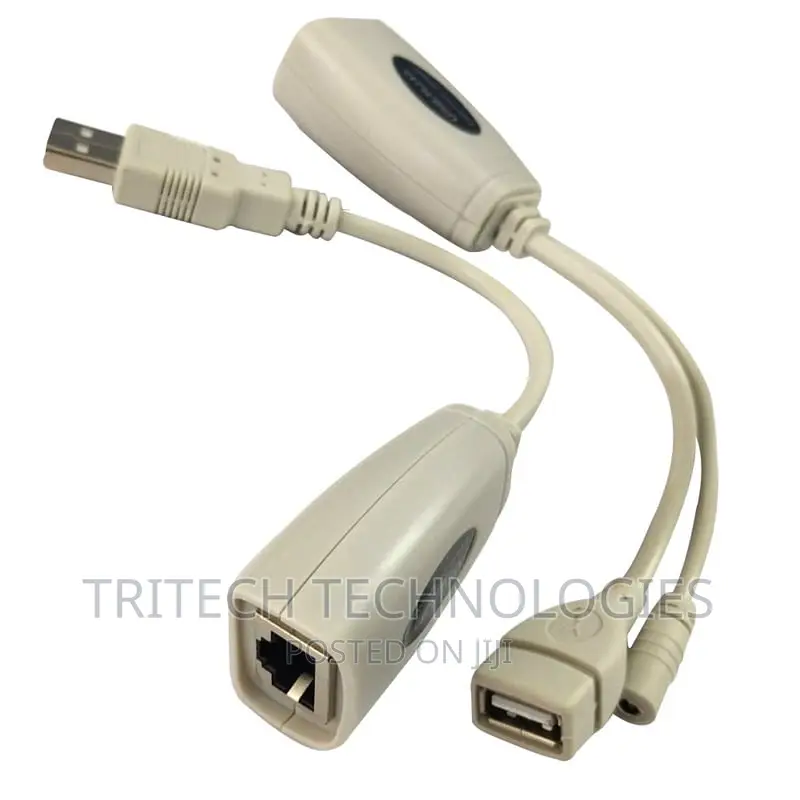 USB RJ45 Extension Adapter With Range Up to 150 Feet Length