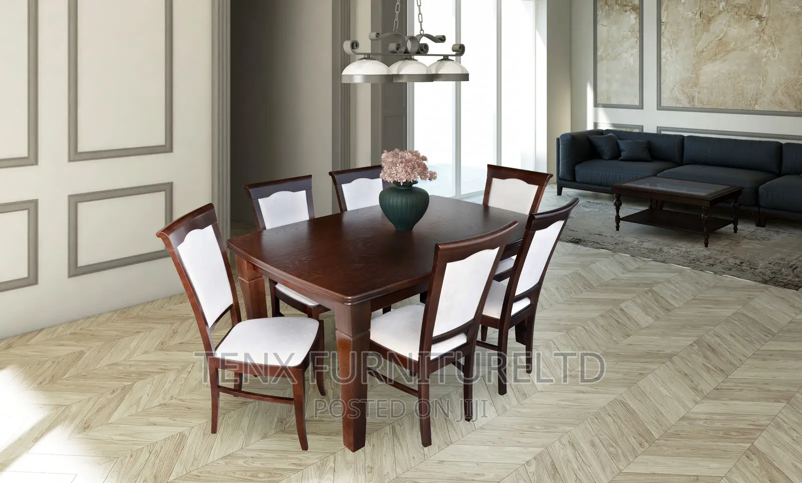 Dining Set 6x Chairs and Table (Harlem)