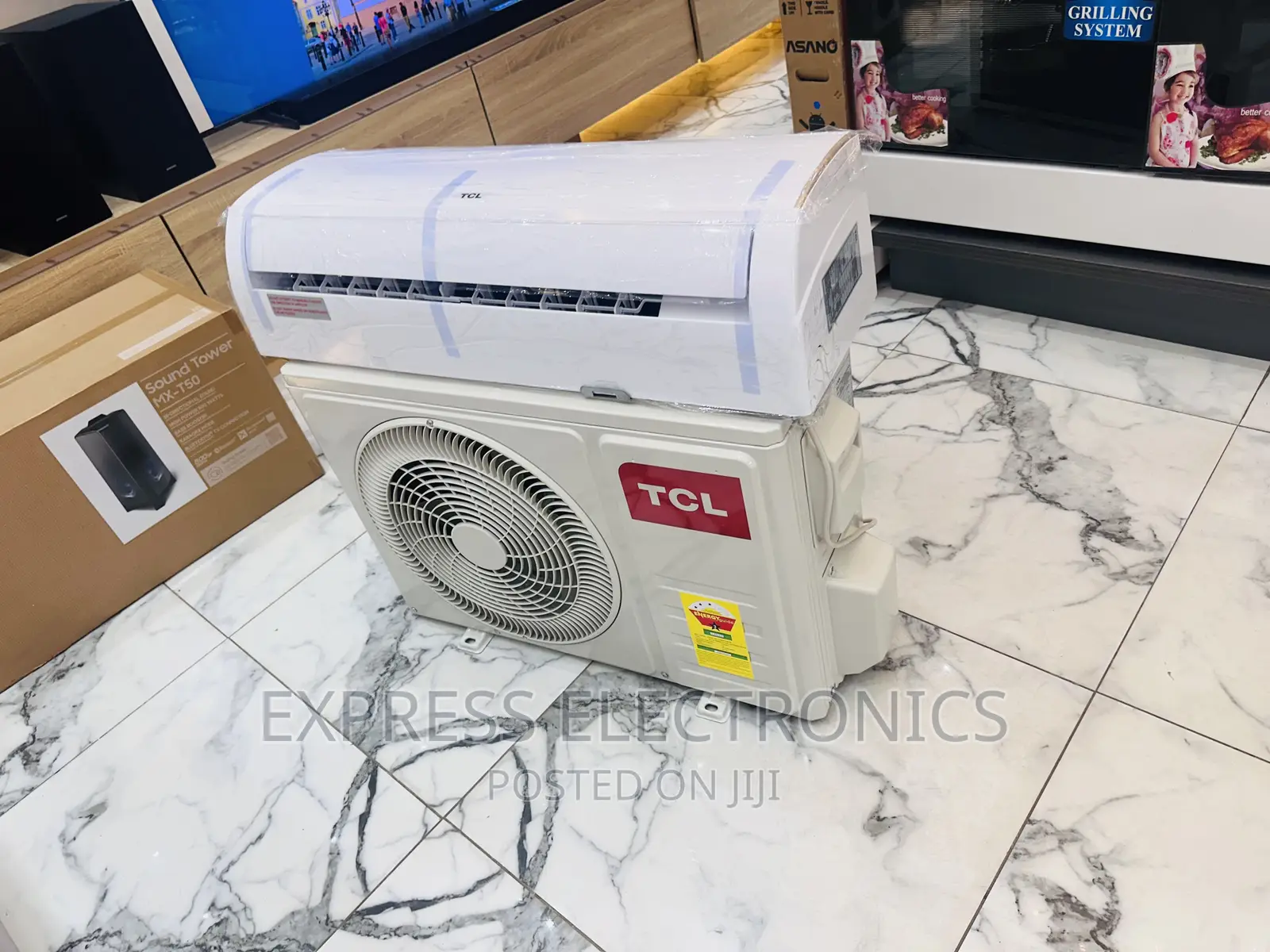 Eco_ Friendly Sleek White TCL 1.5hp Split R410 Gas AC