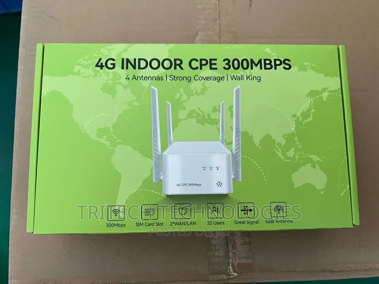 Universal Wireless 4G Indoor Cpe 300mbps SIM Router