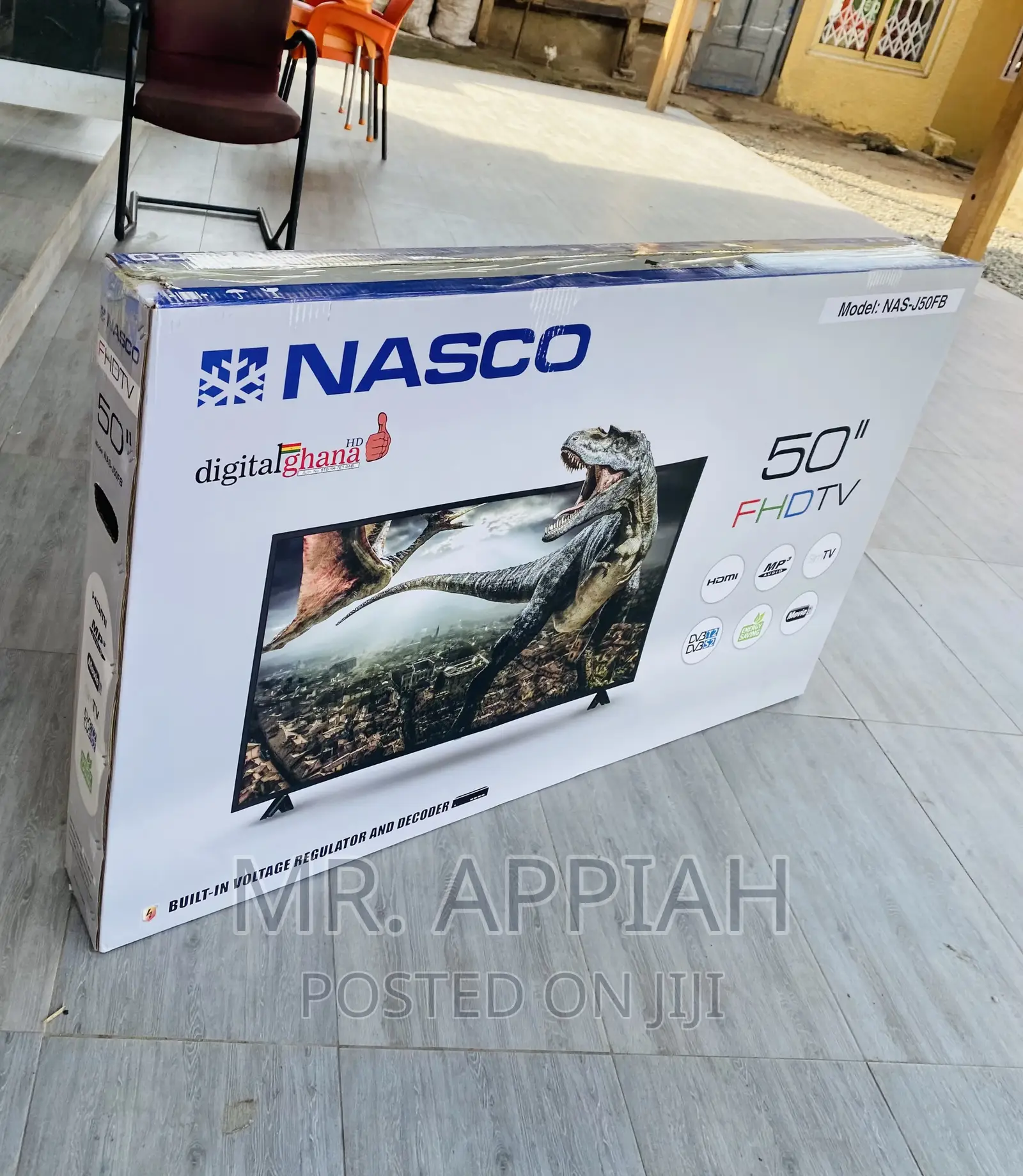 Brand New Nasco 50 Inch Full HD Digital Led Tv(Black).