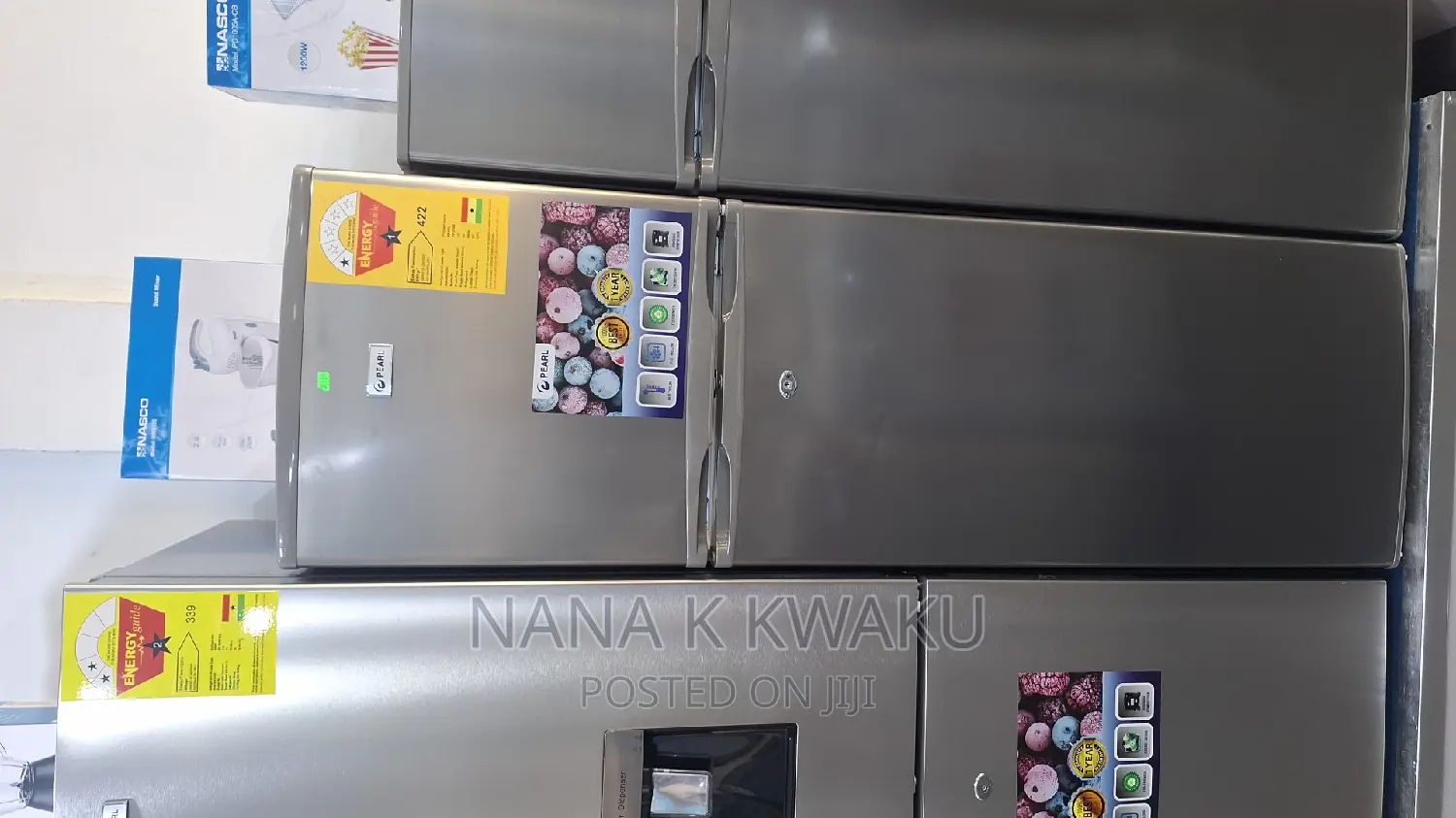 Pf270 Pearl 166litres Double Door Fridge With Top Freezer