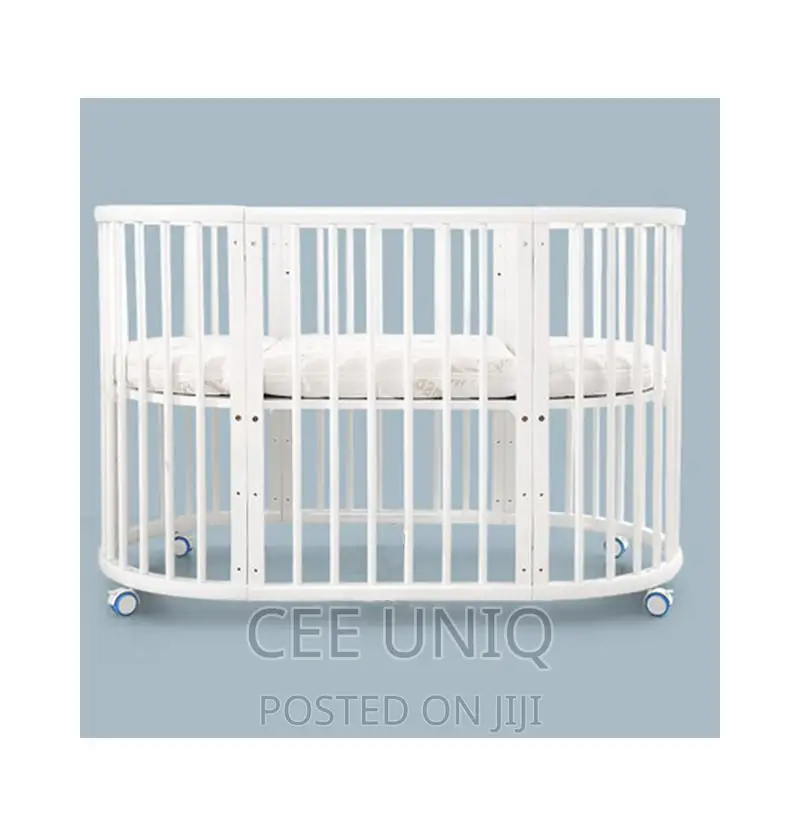 6 In 1 Multifunctional Baby Crib Cot