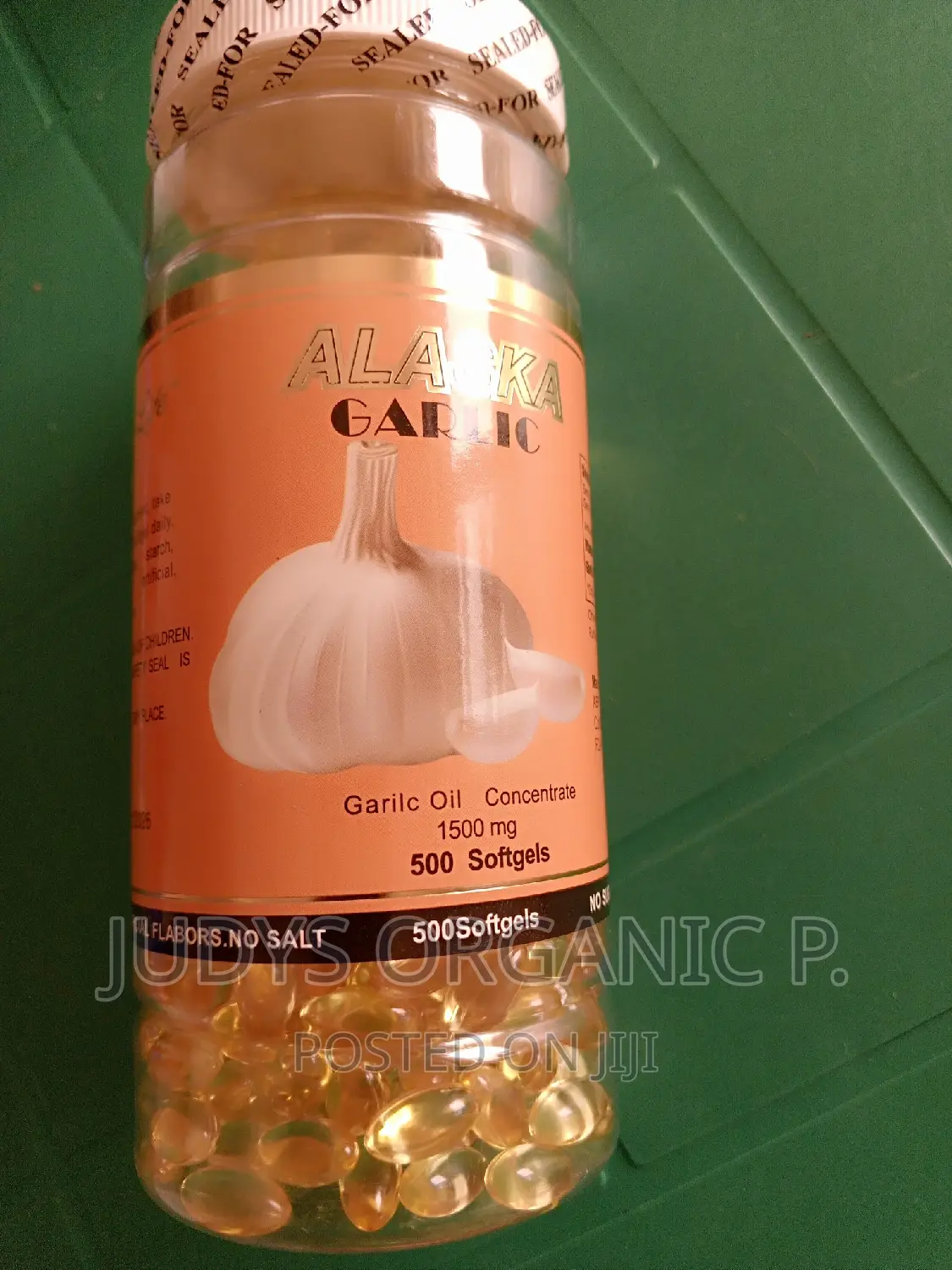 Garlic Capsules 500 Softgels