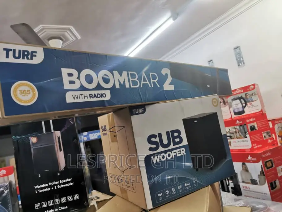 Turf Boom Bar2- Sound Bar+Sub Woofer//