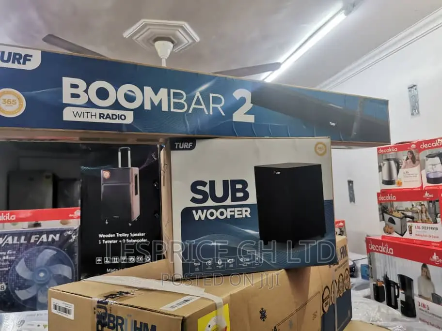Turf Boom Bar2- Sound Bar+Sub Woofer-