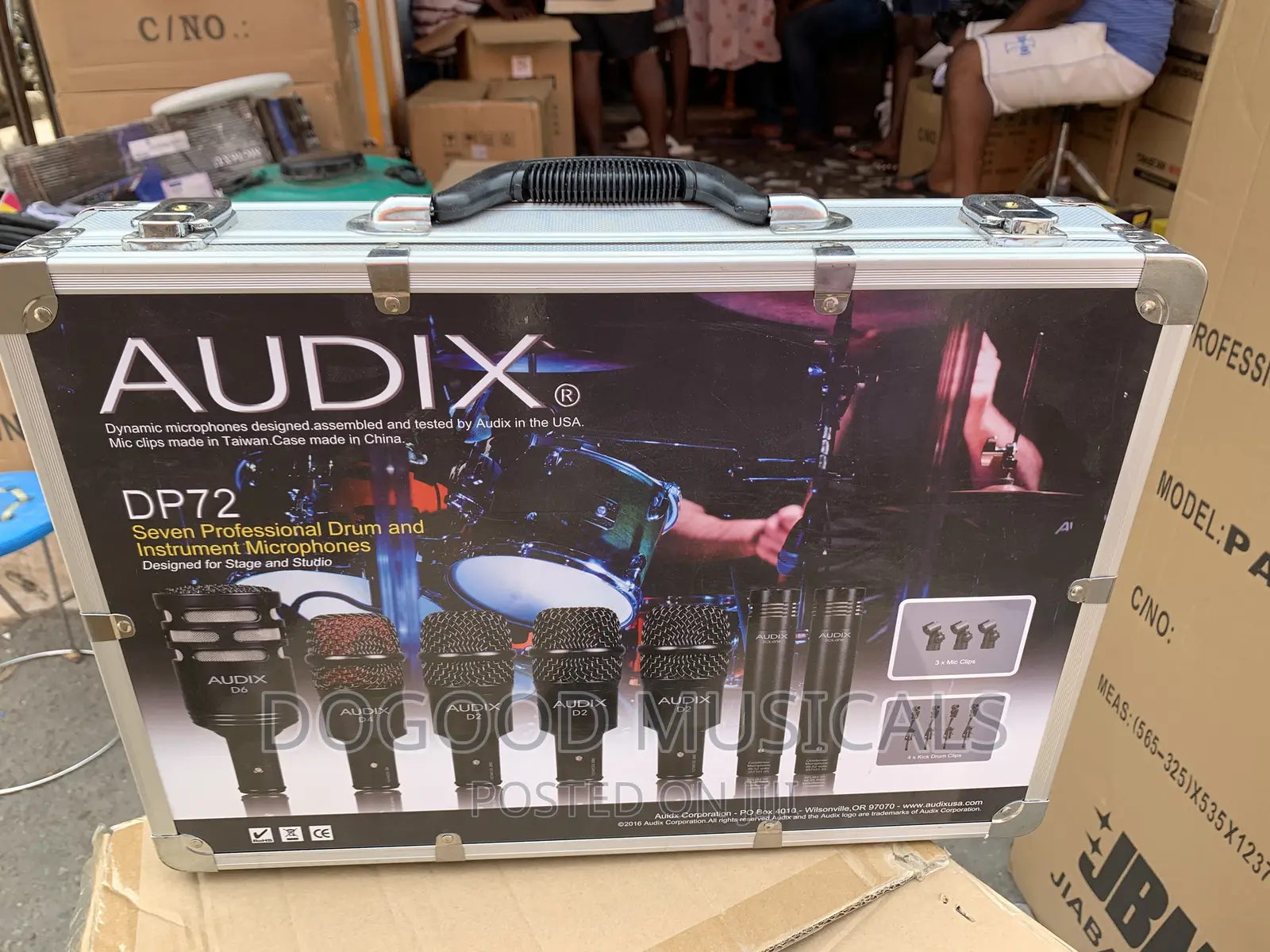 Audix Dp72 7set Drum Microphone Kit