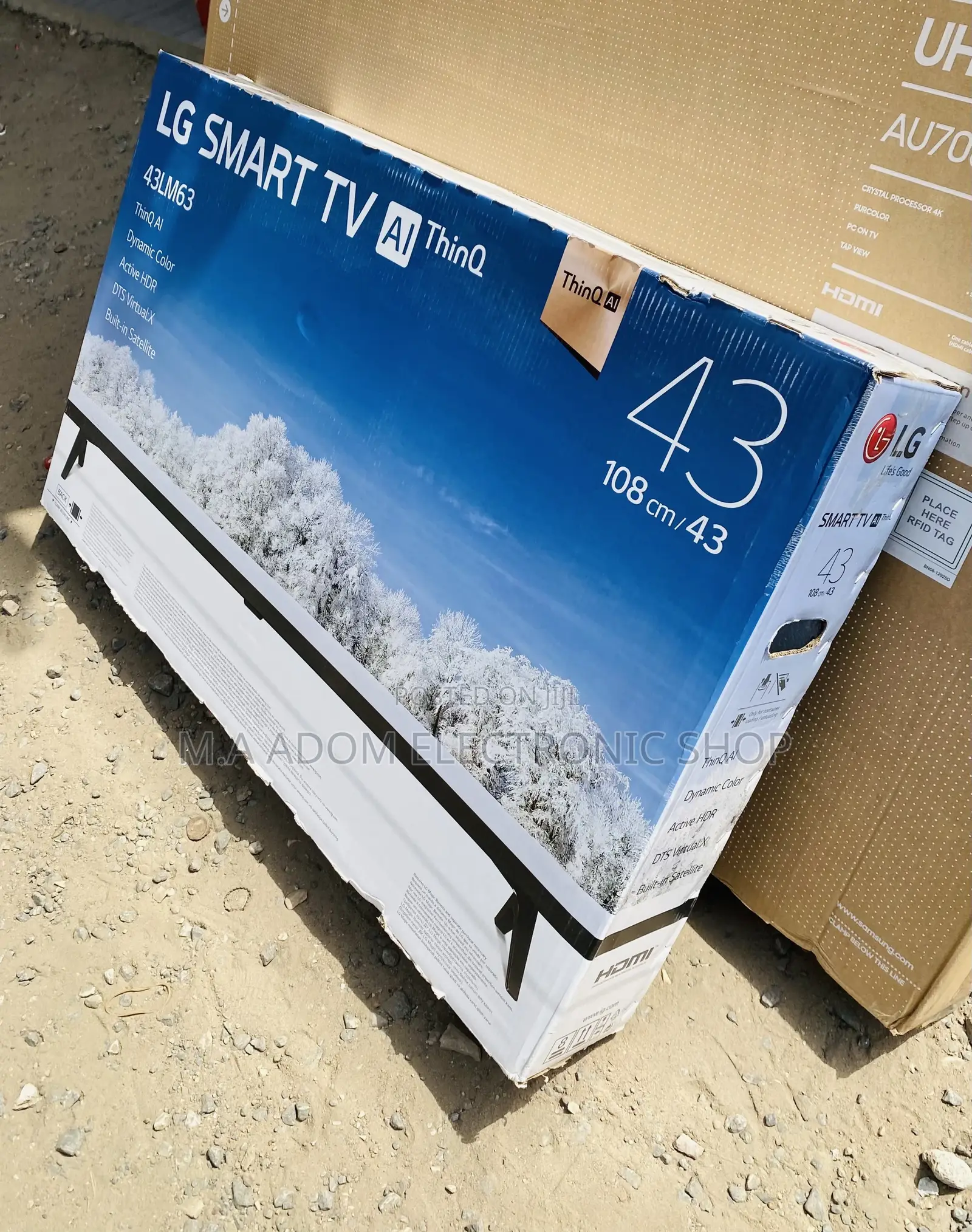 Newly in Stock LG(43lm637)43 Inch FHD Led Smart Tv.