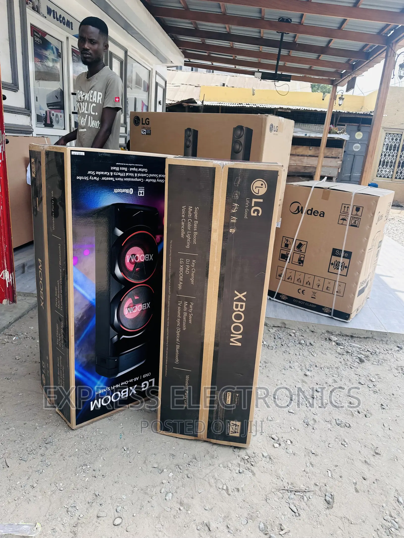 Party  Mode LG Hi-Fi System Black ON9