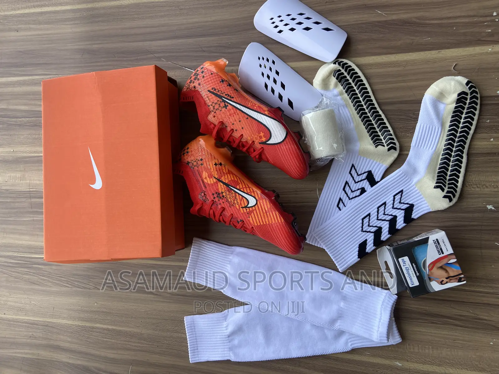 Original Football Boot Set With Grip Socks Available