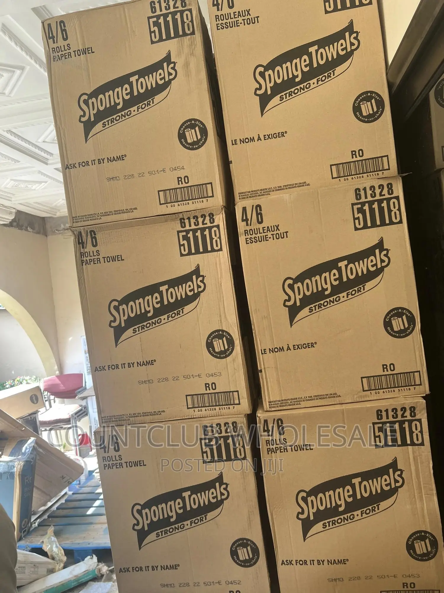 Sponge Towels Kitchen Tissue 24 Pk