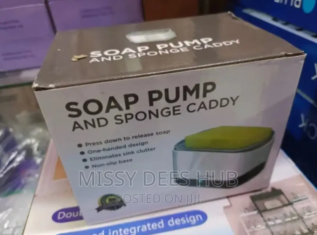 Soap Pump and Sponge Caddy