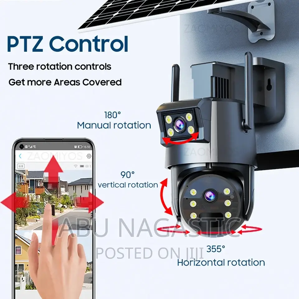 Solar 4G Camera Outdoor Duel Lens