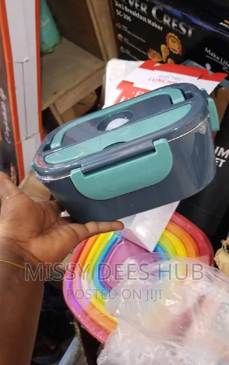 Electric Lunch Box (Silver Inlay)