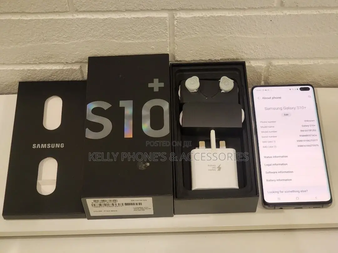 New Samsung Galaxy S10 Plus 512 GB Black