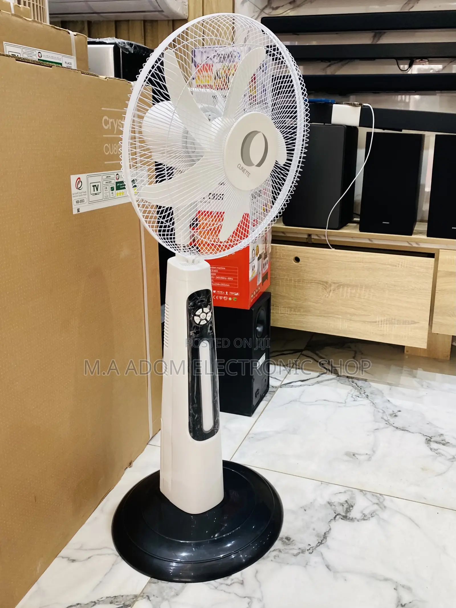 Buy Adorable Clinette Rechargeable Fan + Solar Panel