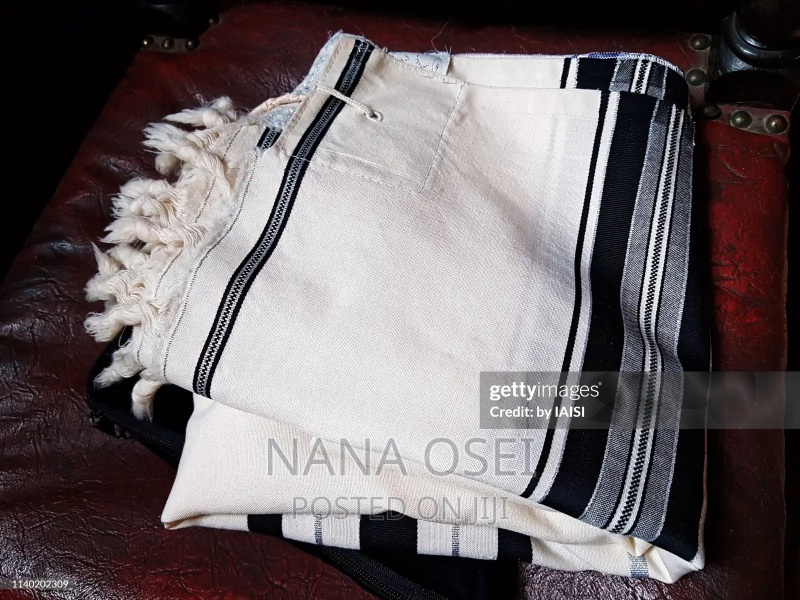 Black and White Prayer Tallit