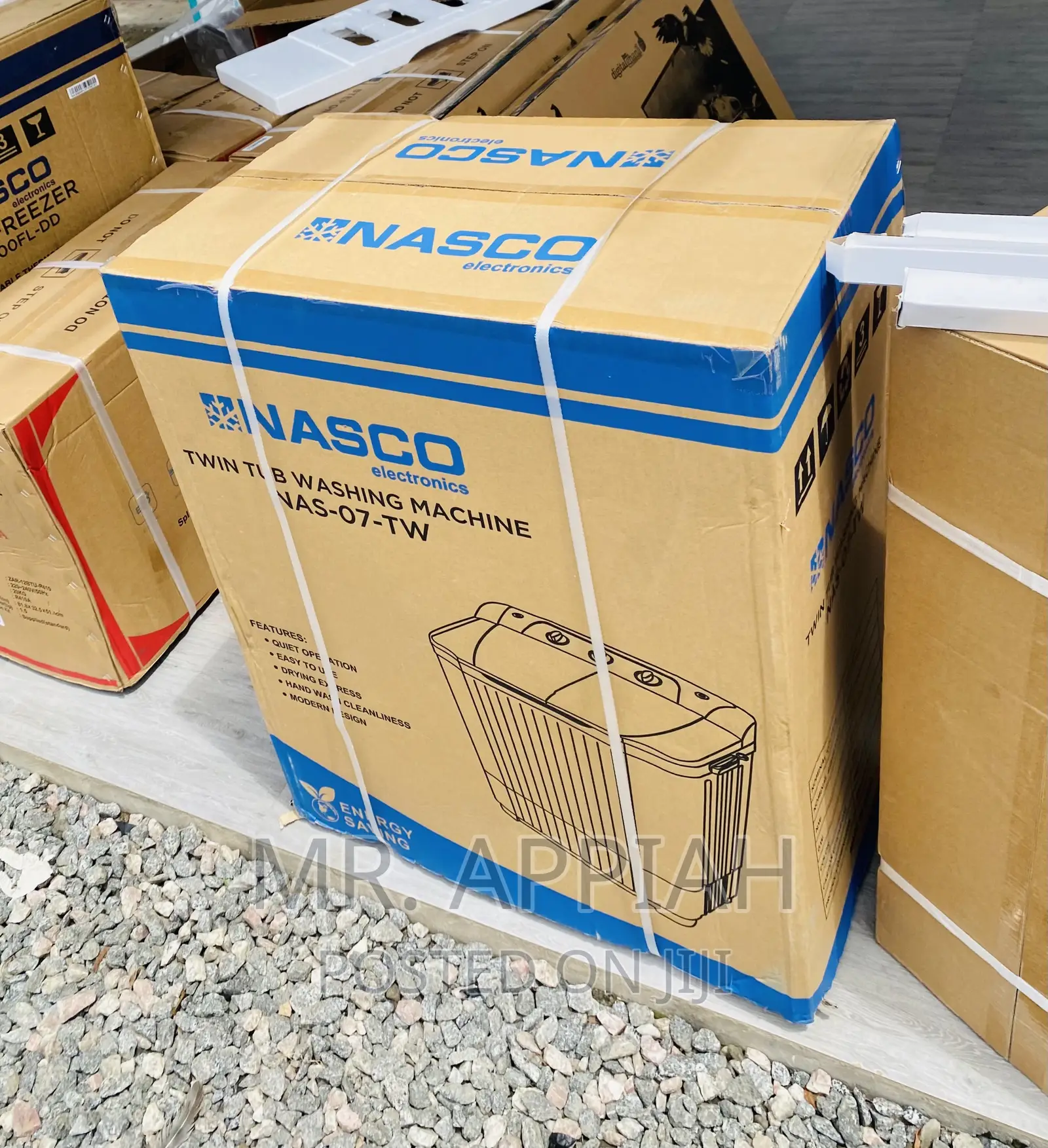 Super Reliable Nasco 7kgelectric Washing Machine + Spin/Dry