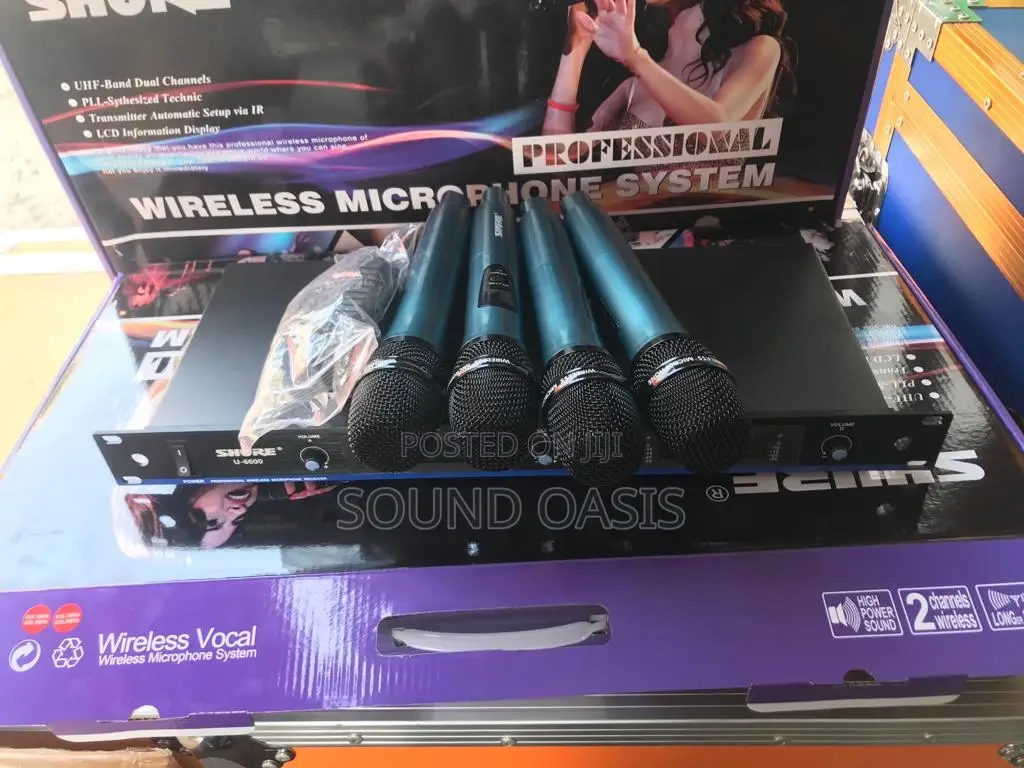 Shure Wireless Professional Microphone 4in1 (80m Range)