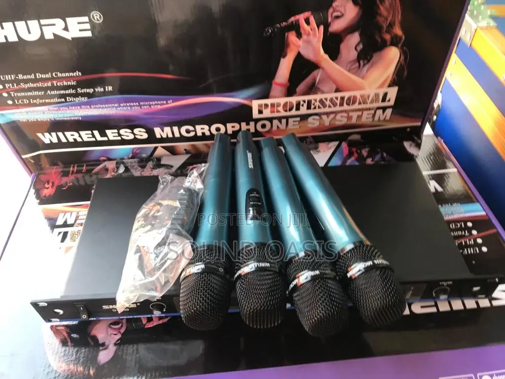 Shure Wireless Professional Microphone 4in1 (80m Range)