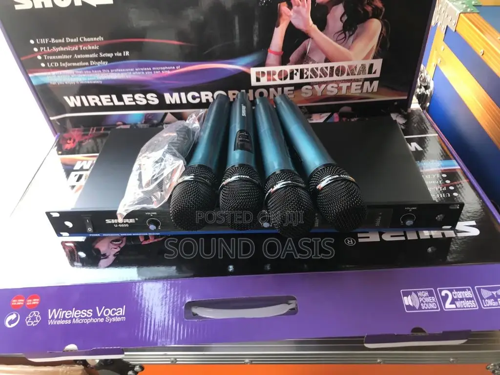 Shure Wireless Professional Microphone 4in1 (80m Range)