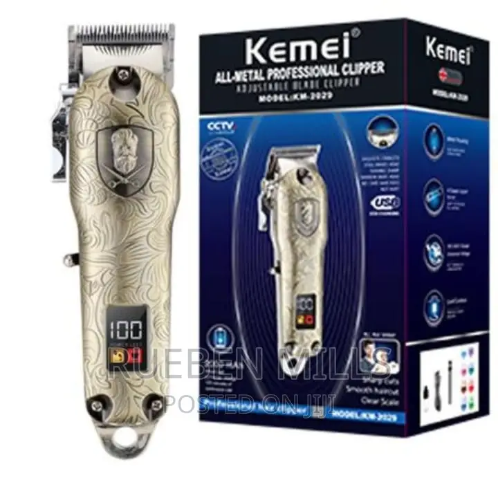 Adjustable Blade Cordless Hair Clipper Barbering Machine
