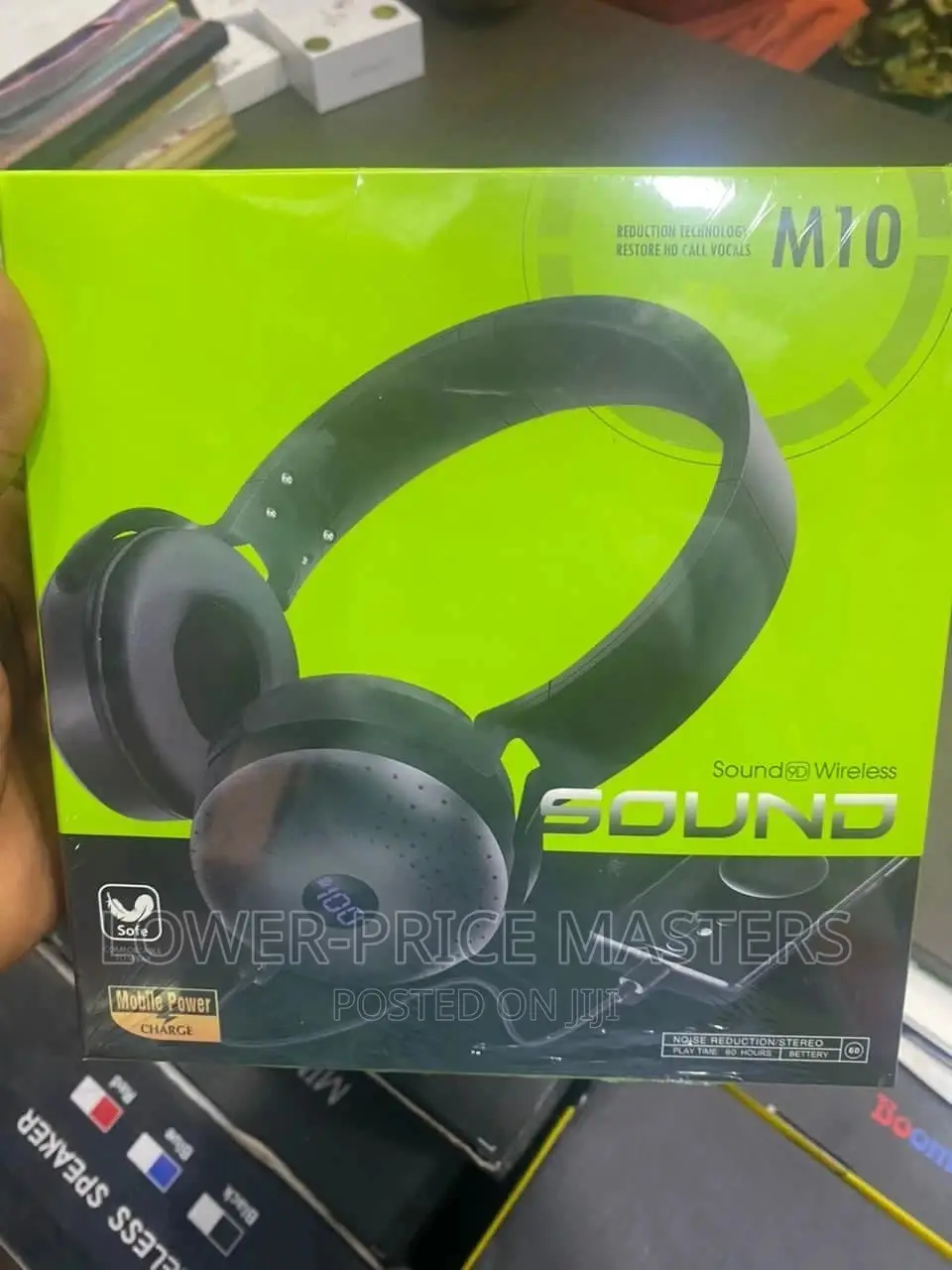 M10 Extra Bass Headset (With Installed Power Bank)