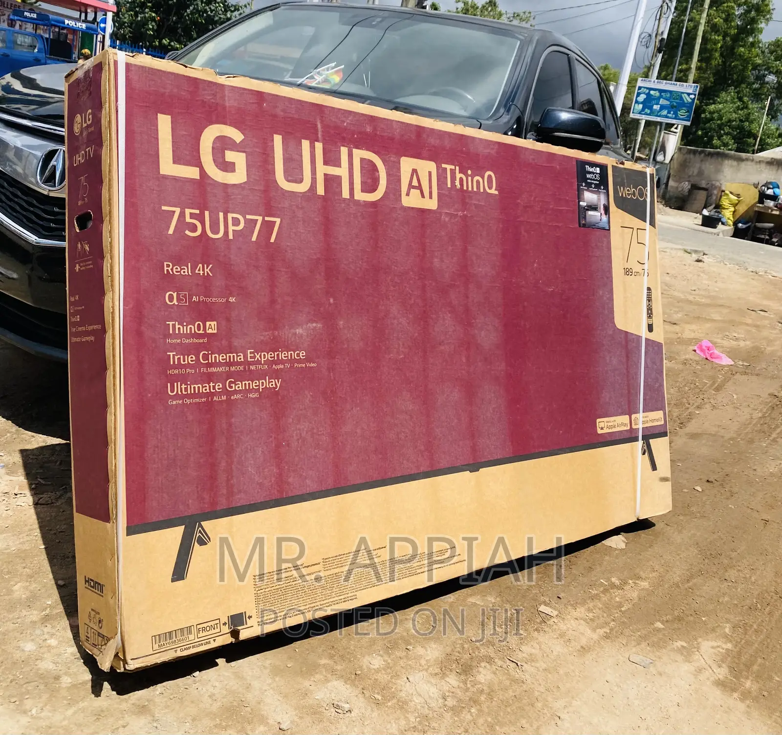 Quality Yet AffordableLG 75up7750 75” Uhd Smart Tv,Black