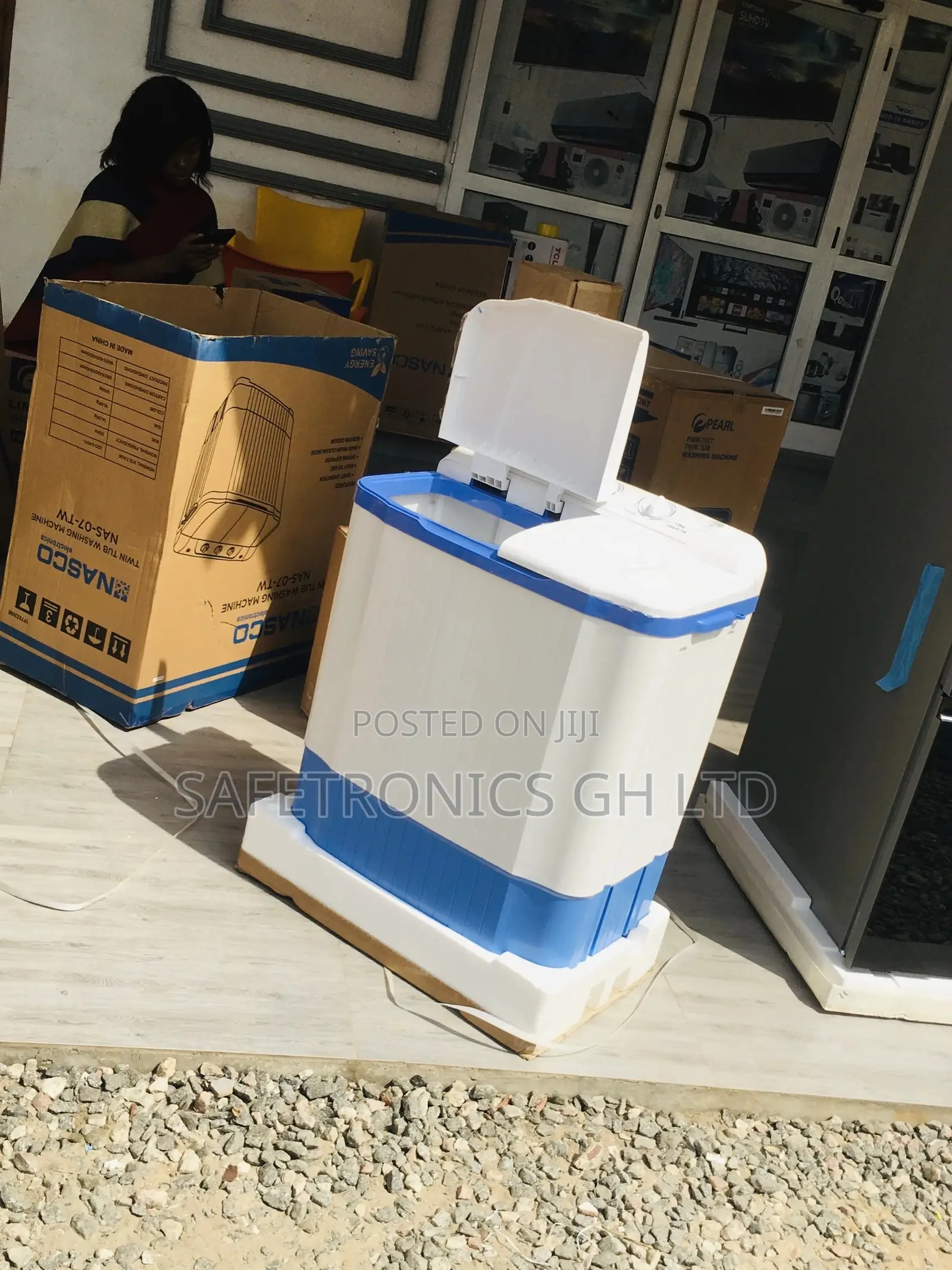 Topload Twintub 7kg Semiautomatic Washingmachine Nasco