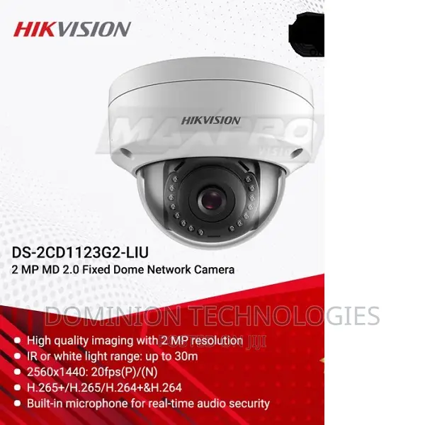 Hikvision Ds-2cd1123g2-Liu 2mp 2.8mm Colorvu Dome Camera