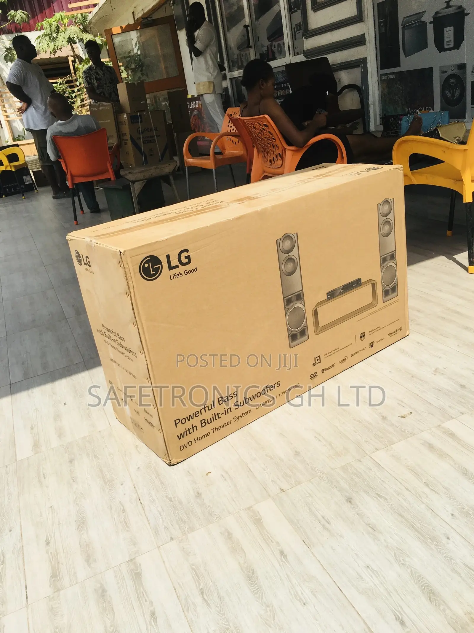 Electric Reliable Bluetooth Wireless LHD686 LG Speaker Black