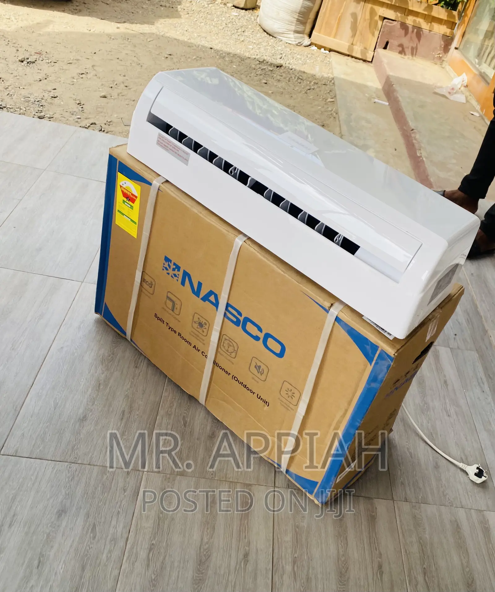 Energy Efficient Nasco 1.5hp Split Electric Ac(White).