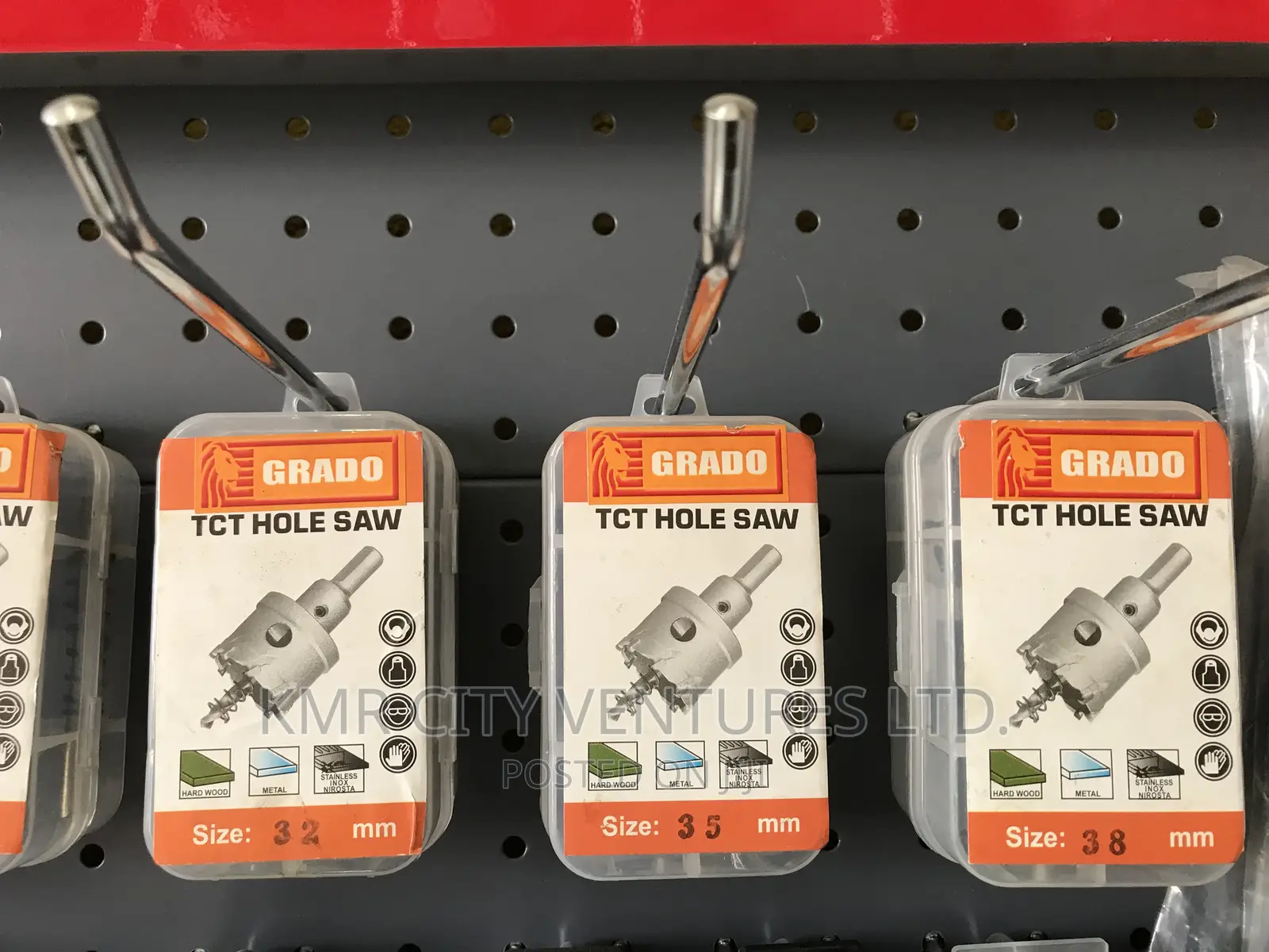 Grado TCT Hole Saw With Pilot Drill Bit