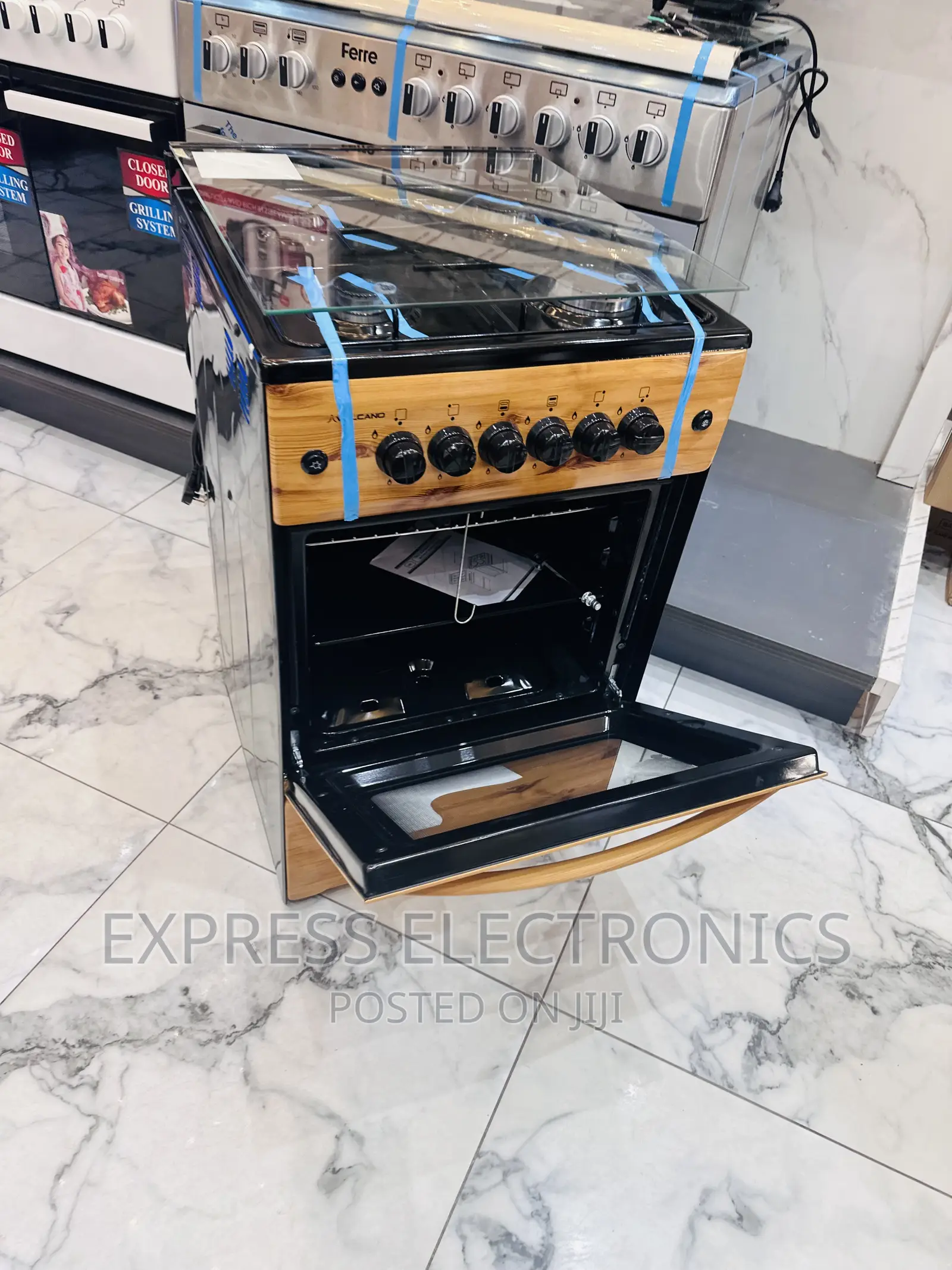 Wooden Like Oven 4burner Oven Grill 50/50 Best at Our Store