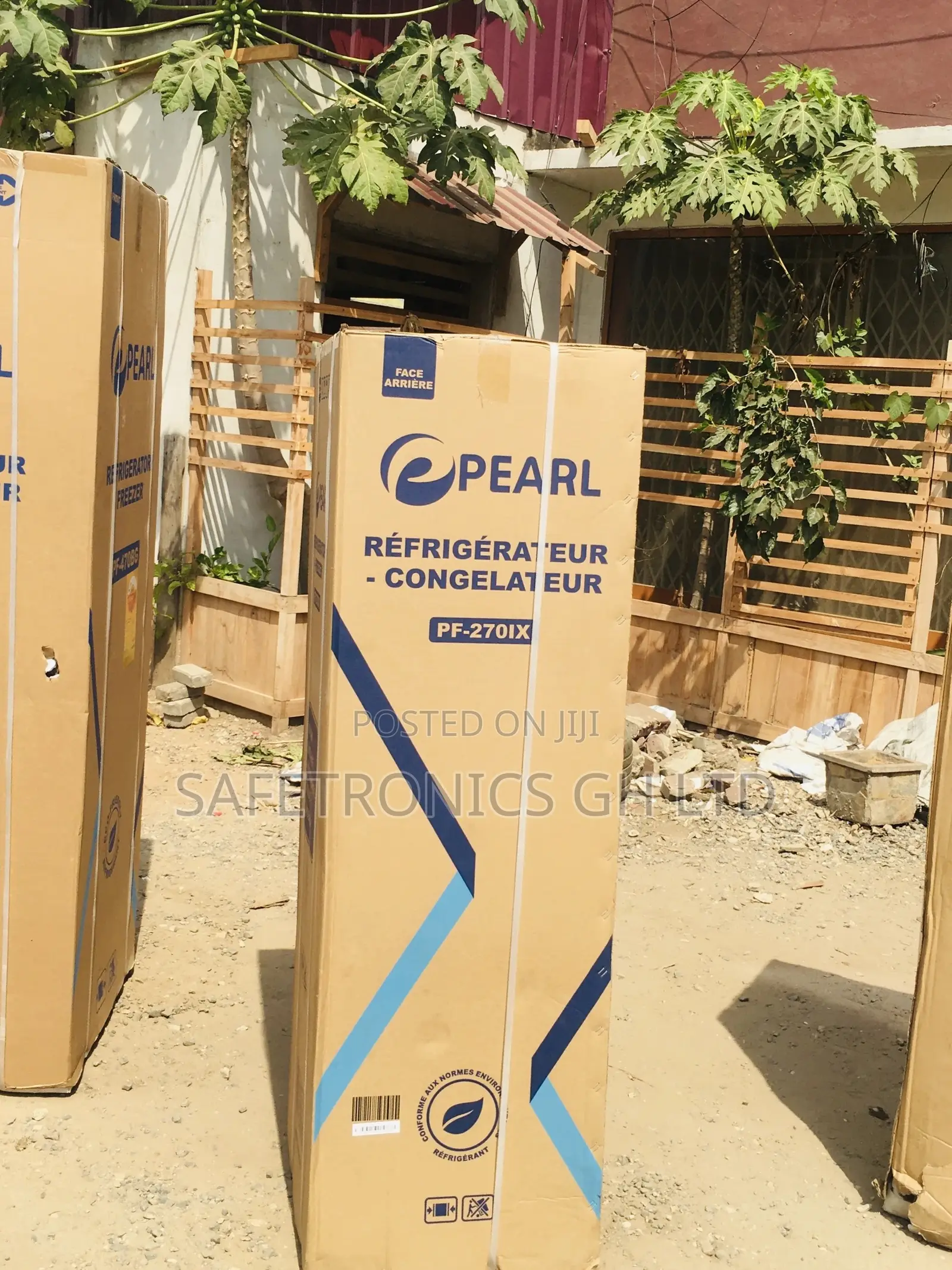 166 Liters Doubledoor Topfreezer Pearl PF-270IX Fridge 