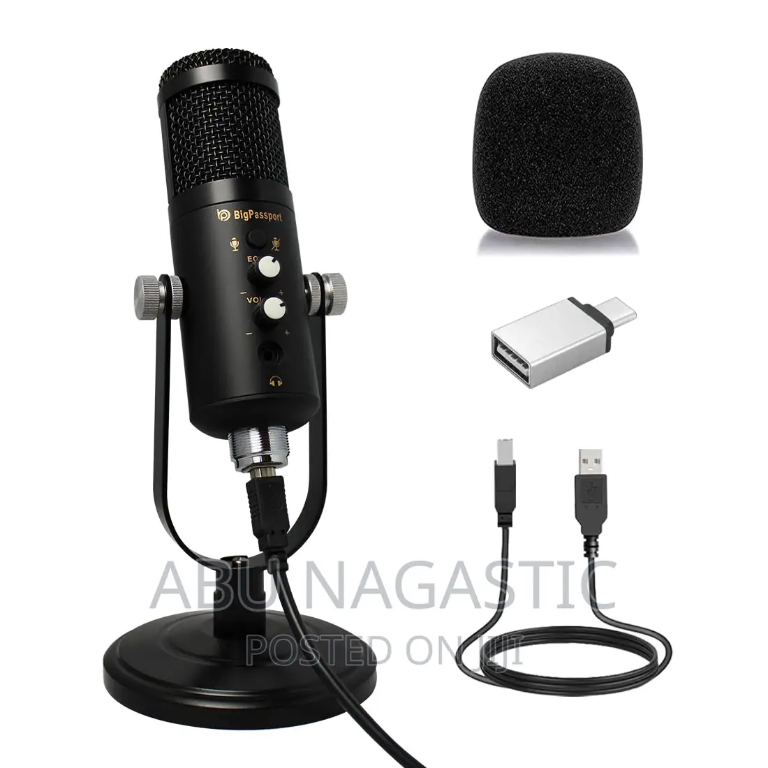 USB Condenser Microphone Recording